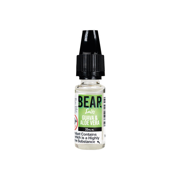 10mg Bear Flavours Vape 10ml Nic Salts (50VG/50PG) 