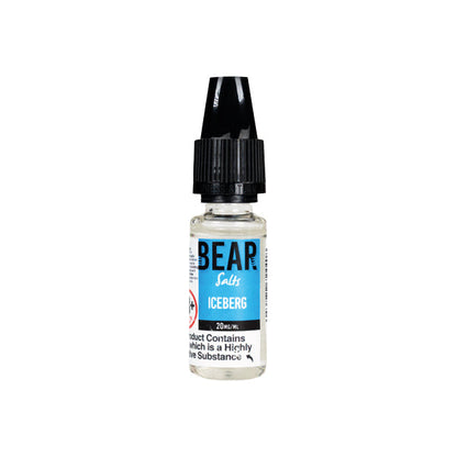10mg Bear Flavours Vape 10ml Nic Salts (50VG/50PG) 