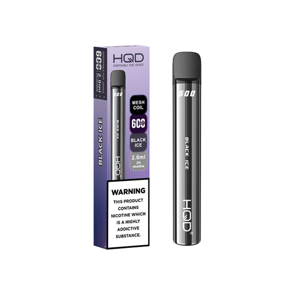 20mg HQD 600 Disposable Vape Device 600 Puffs 