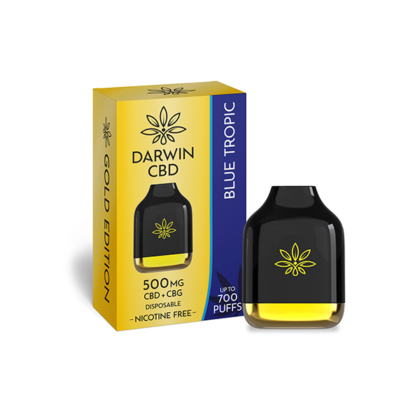 Darwin 500mg CBD + CBG Cube Disposable 700 Puffs -   10.00