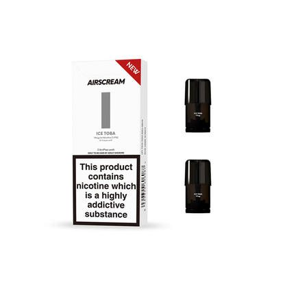 AirsPops By Airscream Pre-filled Replacement Pods 2PCS 1.2ml 