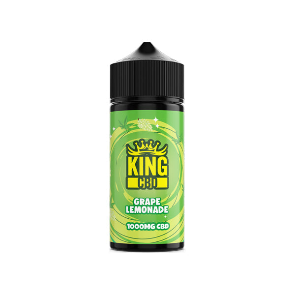 King CBD 1000mg CBD E-liquid 120ml (BUY 1 GET 1 FREE) 