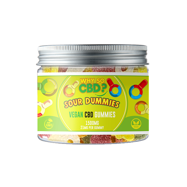 Why So CBD? 1500mg Broad Spectrum CBD Small Vegan Gummies - 11 Flavours 