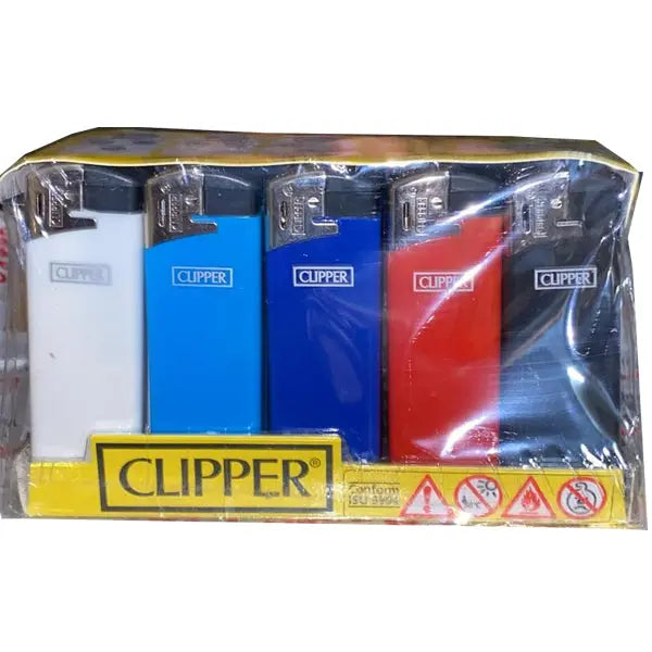 25 Clipper Flat Fit Translucent Electronic Lighters - TK21R  Default-Title 13.50