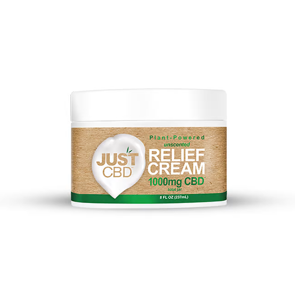 Just CBD 1000mg Pain Relief Cream - 237ml -  Default-Title 38.00