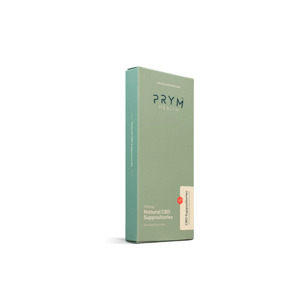 Prym Health 525mg CBD Suppositories - 7 Patches  Default-Title 35.98