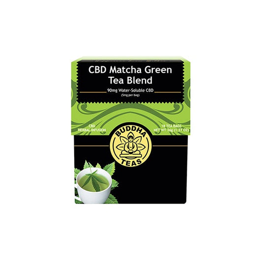 Buddha Teas 5mg CBD Tea Bags - Matcha Green Tea Blend  Default-Title 20.40