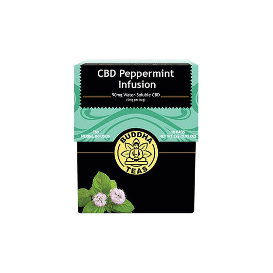 Buddha Teas 5mg CBD Tea Bags - Peppermint Infusion  Default-Title 20.40