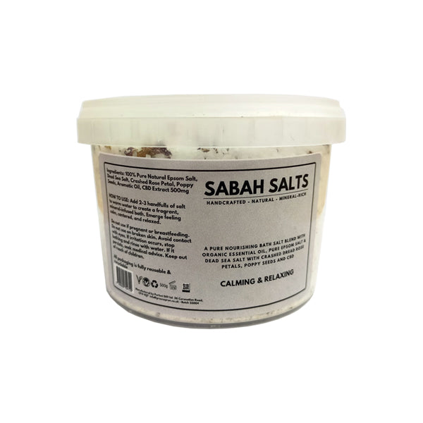 Sabah 500mg CBD Calming & Relaxing Bath Salts  Default-Title 13.80