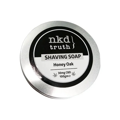 NKD 30mg CBD Speciality Shaving Soap 100g - Honey Oak (BUY 1 GET 1 FREE) - Default-Title 11.90