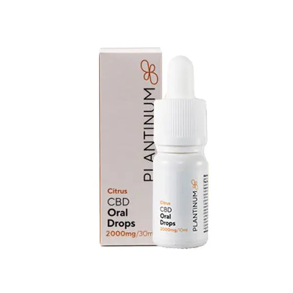 Plantinum CBD 2000mg CBD Citrus Oral Drops - 30ml -  Default-Title 47.52