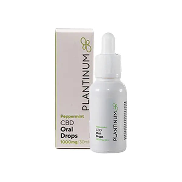 Plantinum CBD 1000mg CBD Peppermint Oral Drops - 30ml -  Default-Title 33.84