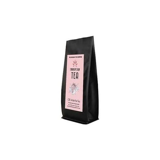 The Unusual Tea Company 3% CBD Hemp Tea - Strawberry Cream 40g  Default-Title 11.12