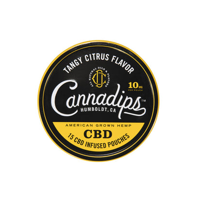 Cannadips 150mg CBD Snus Pouches - Tangy Citrus  Default-Title 19.90