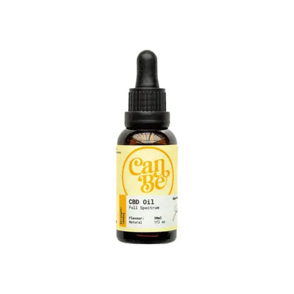 CanBe 1000mg CBD Full Spectrum Natural Oil - 30ml - Only CBD 55.00