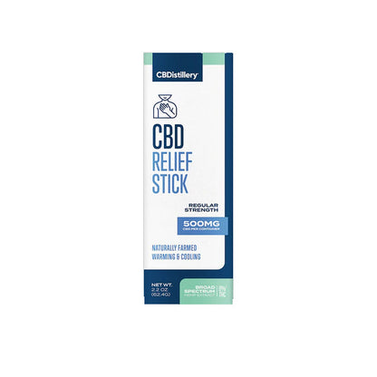 CBDistillery 500mg CBD Broad Spectrum Relief Stick  Default-Title 33.34