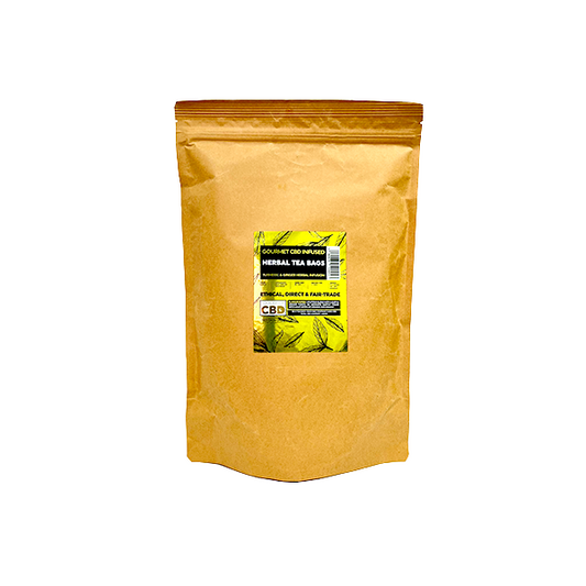 Equilibrium CBD 340mg Tea Turmeric & Ginger Catering Pack - 100 Biodegradable Pyramid Tea Bags  Default-Title 59.98
