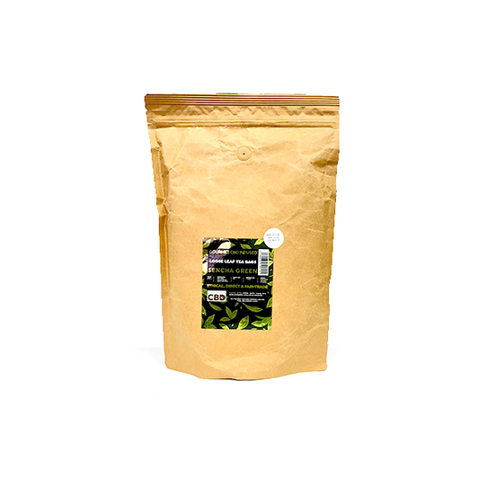 Equilibrium CBD 340mg Tea Japanese Sencha Catering Pack - 100 Biodegradable Pyramid Tea Bags  Default-Title 59.98
