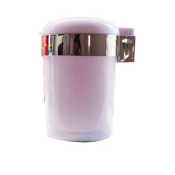 Plastic Car Bucket Ash Tray With LED - 90177 - White 5.00