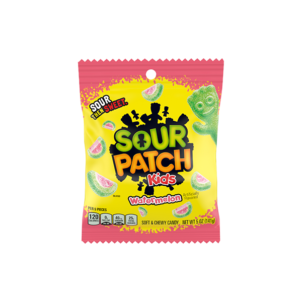 USA Sour Patch Kids Watermelon Share Bag - 141g -  Single-Packet 3.90